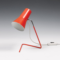 Červená stolní lampa no.21616
