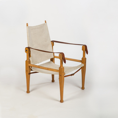 Safari chair (koloniální židle)- světlá