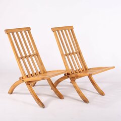 Skládací krbová křesla (2ks)