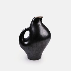 Černý keramický džbán/váza – „holub“