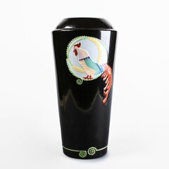 Velká černá váza s kohoutem (model 309)