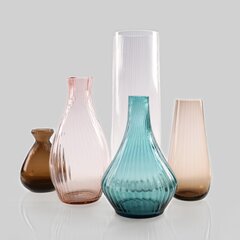 Kolekce skleněných váz (5Ks)