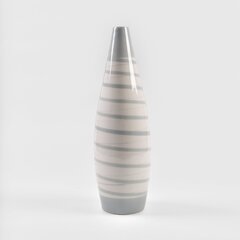 Porcelánová váza s lineárním dekorem