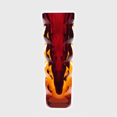 Přejímaná váza – rubín/amber