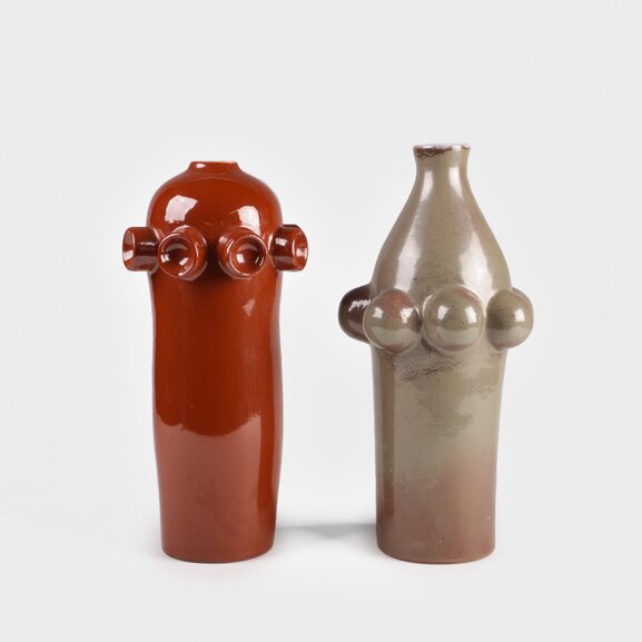 Dvě keramické vázy (2 ks)